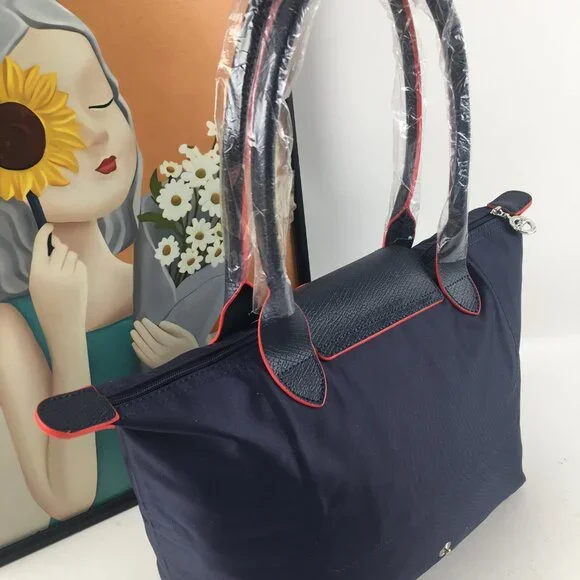 Longchamp embroidered women's bag portable commuter bag - Picture 11 of 12